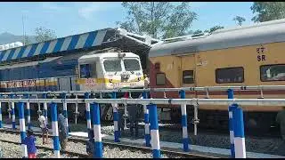 Bodi -Teni CRS Special inspection Train arrived @Bodinayakkanur