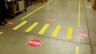 Установка пешеходного перехода SafetyTac&reg;