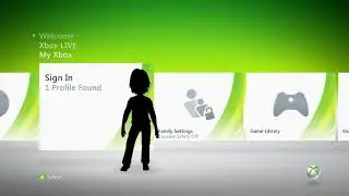 Xbox 360 beta Kinect dashboard v12365