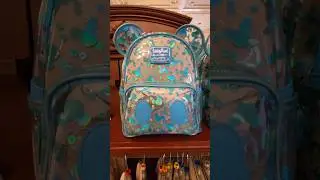 MICKEY MOUSE CLEAR BLUE LOUNGEFLY BACKPACK - DISNEY PARKS SHOPPING AT MAGIC KINGDOM ORLANDO