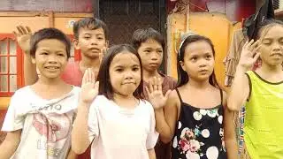 Teaching random kids the Philippine National Anthem and Pledge of the Flag