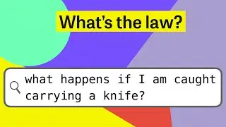 What's the law on knife crime? | The Ben Kinsella Trust