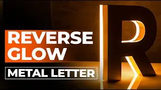 Reverse Glow Metal Letter (Backlit) | Glow Sign Board | Metal Letter