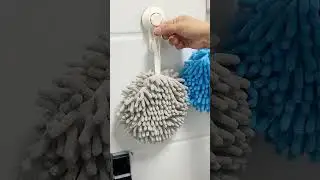 Chenille Hand Towel Ball, Drying Handball, Absorbent Soft Towel for Kitchen Bathroom #lifehacks