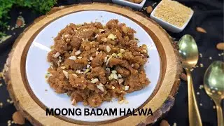 Instant Moong Dal Halwa | Moong Dal Badam Halwa Premix Powder | Dal Badam Halwa Premix Recipe