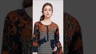 Pakistani Khaddar Suit Designs for Women | Dark Navy 3 Piece Stitched Khaddar Suit | USA, UK, Canada