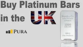 Buy Platinum Bullion Bars in the UK