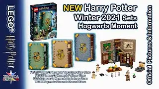 New LEGO Harry Potter sets Winter 2021 | Hogwarts Moment Book collection | 76382 76383 76384 76385