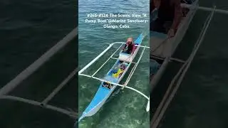 #305-Cebu, Philippines: #265-#124 The Scenic View &ldquo;A Pump Boat&rdquo;@Marine Sanctuary-Olango, Cebu.