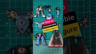 [Joytoy figure] How to disassemble JOYTOY figure (Ragnar Blackmane)😆#暗源 #JOYTOY #warhammer40k