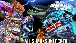 ALL 34 SHARKS UNLOCKED! - Hungry Shark World 10th