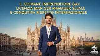 IL GIOVANE IMPRENDITORE GAY LICENZIA MANAGER SLEALE E CONQUISTA RISPETTO INTERNAZIONALE