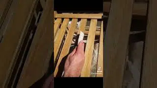 Sanding and Staining our two Outdoor Seats