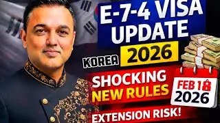 E-7-4 Visa 2026 Income Requirement Explained | Korea Immigration New Rules & Extension Risk 🇰🇷 