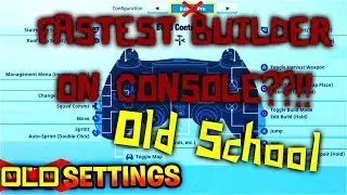 FASTEST OLD SCHOOL BUILDER ON CONSOLE!! INSANE BUILD FIGHT (FORTNITE BATTLE ROYALE)
