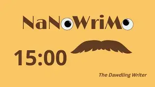 15 Minute #NaNoWriMo Googly Eyed Moustache Timer