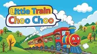Little Train Choo Choo 🚂🎵 | Fun Kids Song About Trains & Transportation