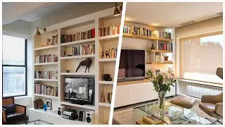 75 Living Room Library With A Media Wall Design Ideas You'll Love 🔴