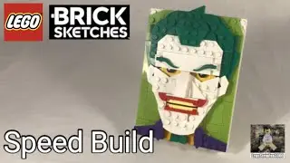 Lego Brick Sketches 40428 The Joker (Speed Build)