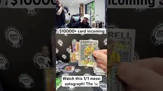 1/1 messi autograph card! #messi #cards #topps