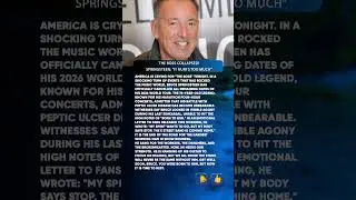 Bruce Springsteen (76) CANCELS Tour! 😭 