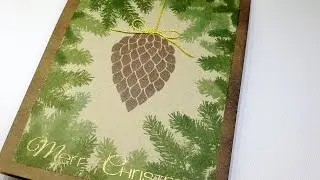 Christmas card tutorial with CAS-ual Friday Stamps