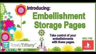 Embellishment Storage Pages from The ScrapRack