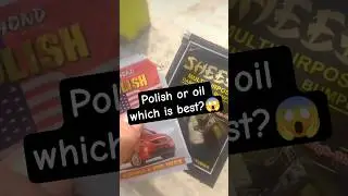 which is best bike polish or oil #trending #shortvideo #shorts #youtubeshorts @carnerd24