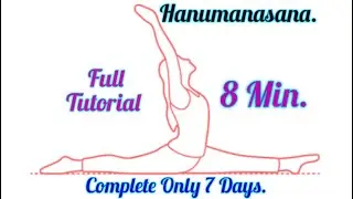 Hanumanasana Complete tutorial!🔥 #hanumanasana #tutorial #yogapractice #yogaposes #yoga #hanuman #yt