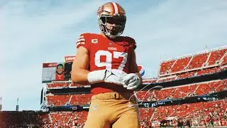 49ers Nick Bosa now leads the NFL in sacks with 13.5 and we&rsquo;re still in the 1st half vs Dolphins