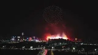 夢時代2025→2026跨年煙火、全景無遮蔽4K