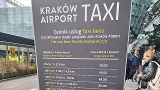 Прибытие в аэропорт Кракова 🛫. Посадка на автобус/такси в Польше 🇵🇱
