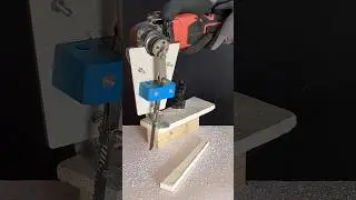 How to make a scroll saw with an angle grinder #diy #tricks