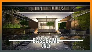 MODERN ROOMIES HOUSE | Sims 4 Base Game Modern House Stop Motion | No CC