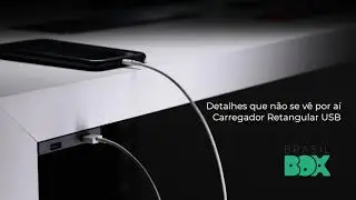 Carregador Retangular USB BrasilBox