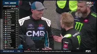RYAN SIEG CONFRONTS TY GIBBS - 2022 ALSCO UNIFORMS 300 NASCAR XFINITY SERIES AT LAS VEGAS
