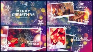 New Year & Christmas Slideshow 2026 &ndash; After Effects Template | Holiday Photo Slideshow