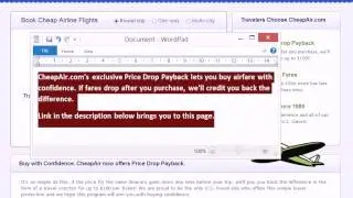 CheapAir Price Drop Payback Promotion