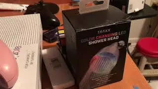 TRAXX Color Changing LED Shower Head (Unboxing)