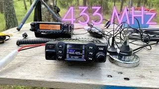 Неудачный эксперимент? Диапазон 70см. Кабель RG-58 и автомобильные антенны. OPEK VH-1208, UT-106UV.