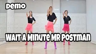 Wait a Minute Mr Postman - Line Dance (Demo)/Beginner/Alison Johnstone