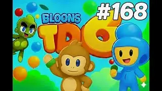 Bloons TD 6 No Commentary Gameplay(Monkey Meadow -Easy- Deflation) EP-168