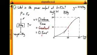 BMAT 2014 Section 2 - Q27 (Phys) - Power - Worked Solution