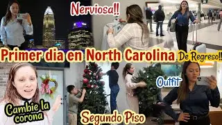 PRIMER DIA FUERA DE CASA‼️ MELANIE ESTA NERVIOSA‼️GUARDANDO EL PINO DEL SEGUNDO PISO🎄