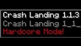 Minecraft Hardcore (1.6.4): Crash Landing [1]