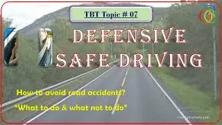 Tool Box Talk (TBT- 07) Defensive Safe Driving #tbt #toolboxtalk #qhsehome #driving #hazard