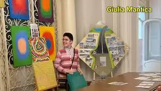 Arte Villa Recalcati Varese Esposizione Provincia Neo divisionismo Giulia con musica Newton