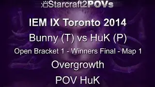 SC2 HotS - IEM IX Toronto 2014 - Bunny vs HuK - OB1 WF - Map 1 - Overgrowth - HuK