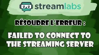 How to fix: Streamlabs OBS - Failed to connect to the streaming Server.