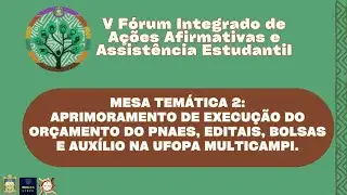 Aprimoramento de execu&ccedil;&atilde;o do or&ccedil;amento do Pnaes, editais, bolsas e aux&iacute;lio na Ufopa multicampi